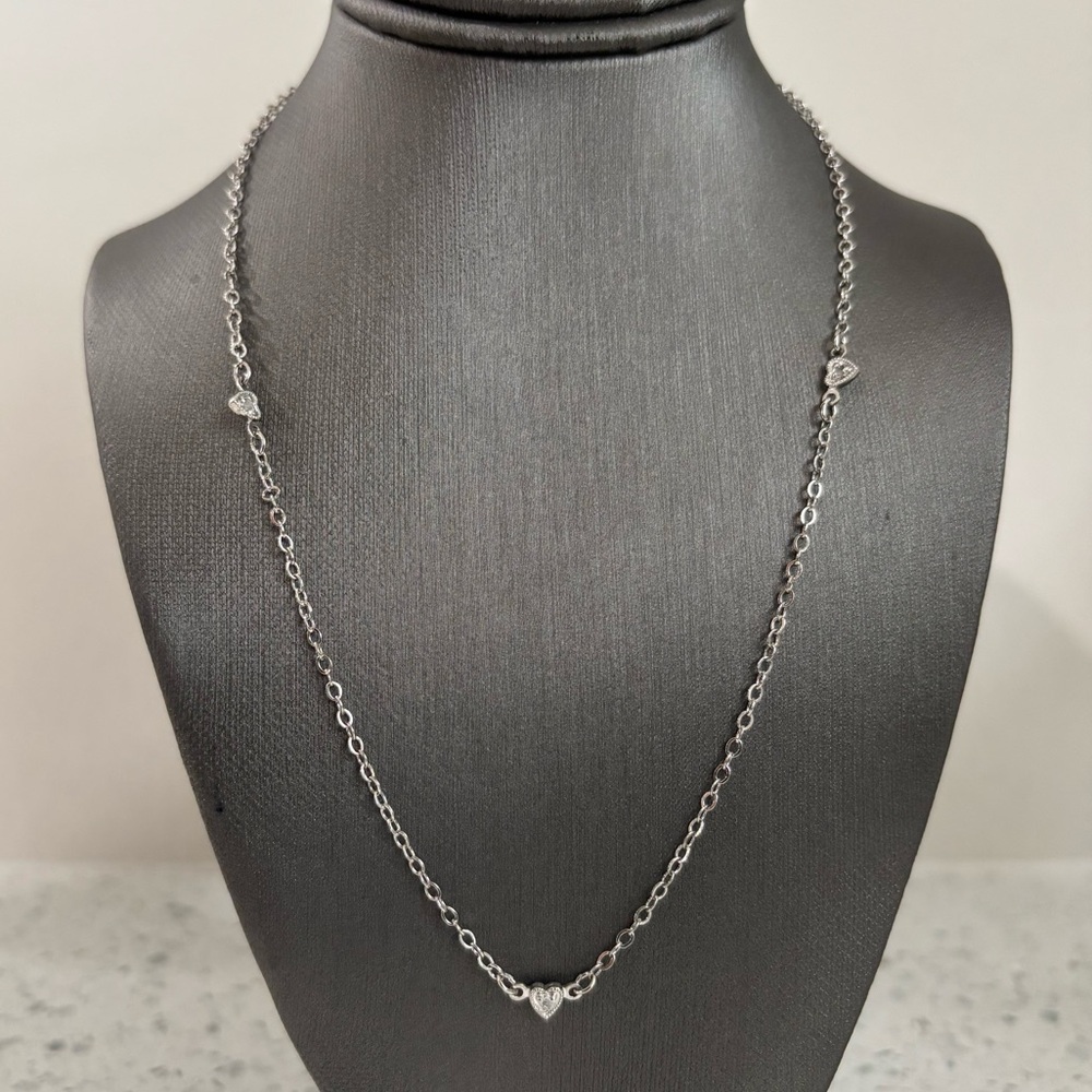 💗 Silver Heart Necklace💗
